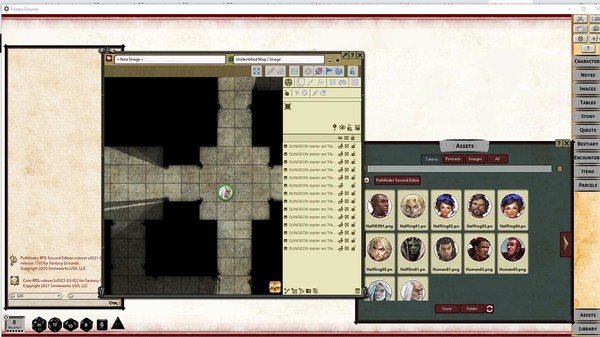 Fantasy Grounds - Pathfinder RPG - Pathfinder Flip-Tiles: Dungeon Starter Set