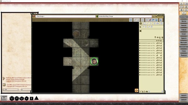 Fantasy Grounds - Pathfinder RPG - Pathfinder Flip-Tiles: Dungeon Starter Set