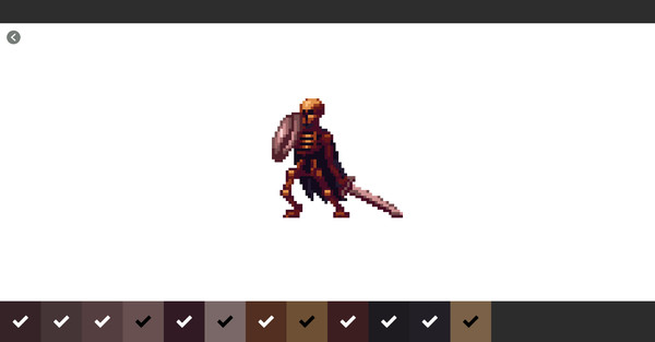 Screenshot z Color Pixel Heroes