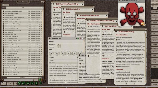 Fantasy Grounds - Traps, Trammels, and Triggers - Nefarious Devices for 5E