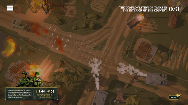 Screenshot z War Mines: WW2 Screenshot z War Mines: WW2