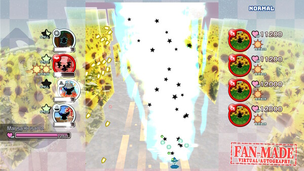 Screenshot z 東方覚醒珠（※二次創作） ～ Fan-made Virtual Autography. Soundtrack