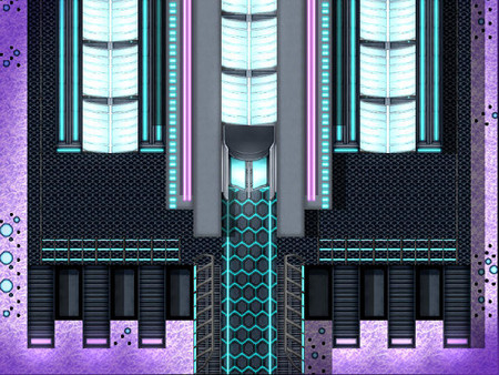 Screenshot z RPG Maker MV - KR Cyberpunk Tileset