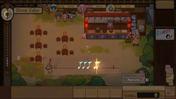 Screenshot z 东方夜雀食堂 - Touhou Mystia's Izakaya