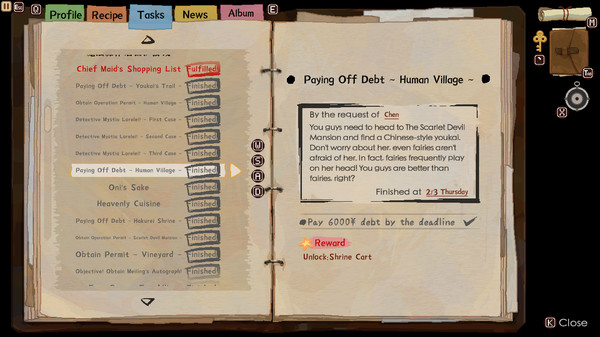 东方夜雀食堂 - Touhou Mystia's Izakaya.