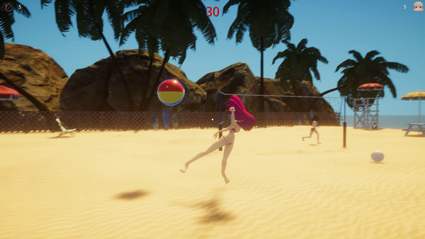 Screenshot z Hentai Beach Girls