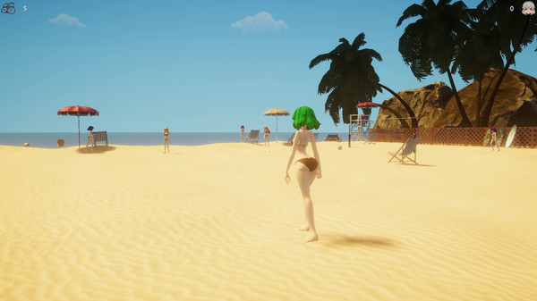 Screenshot z Hentai Beach Girls
