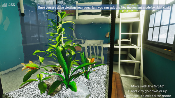 Screenshot z Aquarist - first job