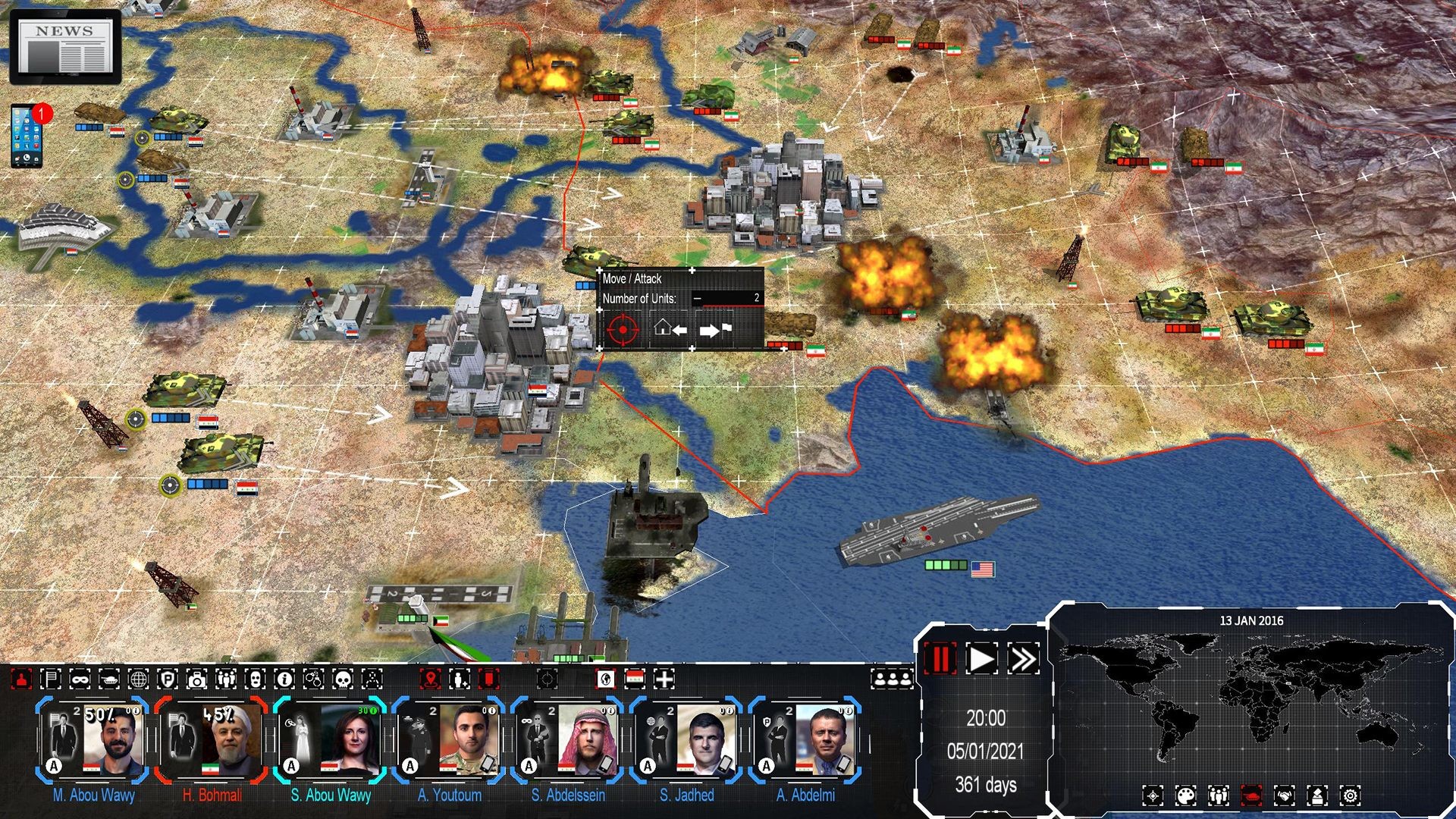 screenshot of 4th Generation Warfare Playtest 4