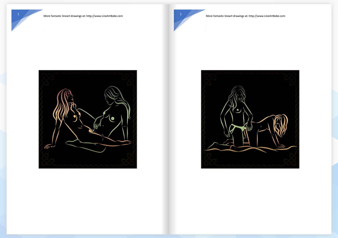 LineArt Jigsaw Puzzle - Erotica 4 ArtBook Featured Screenshot #1