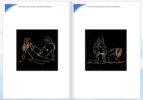 LineArt Jigsaw Puzzle - Erotica 4 ArtBook