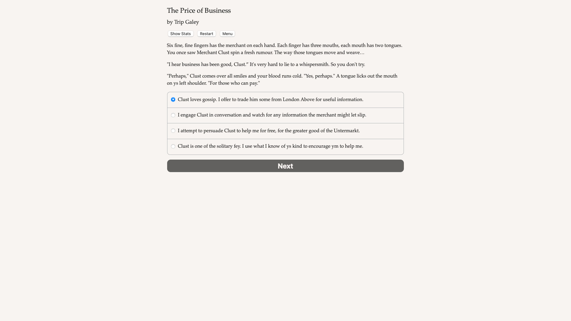 Faerie's Bargain: The Price of Business screenshot #4