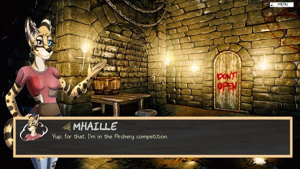 Screenshot z Furry Shakespeare: To Date Or Not To Date Spooky Cat Girls?