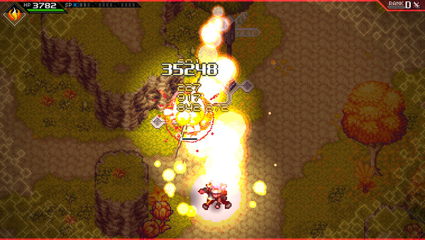 Screenshot z CrossCode Manlea Skin