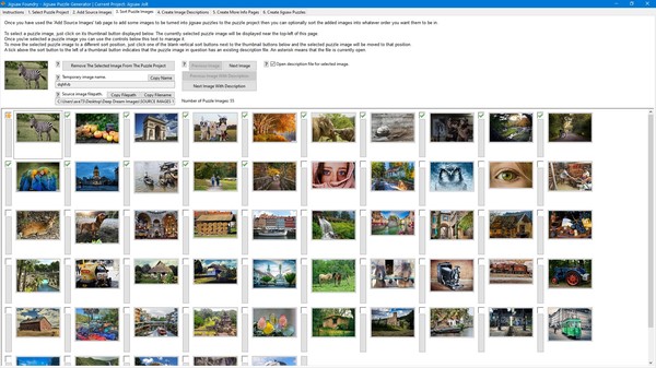 Screenshot z Jigsaw Foundry Screenshot z Jigsaw Foundry