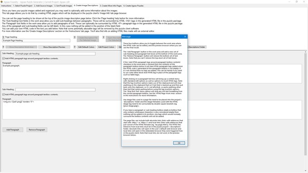 Screenshot z Jigsaw Foundry Screenshot z Jigsaw Foundry