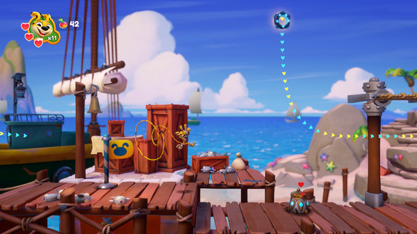 Screenshot z Marsupilami: Hoobadventure