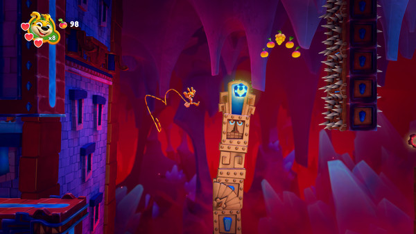 Screenshot z Marsupilami: Hoobadventure