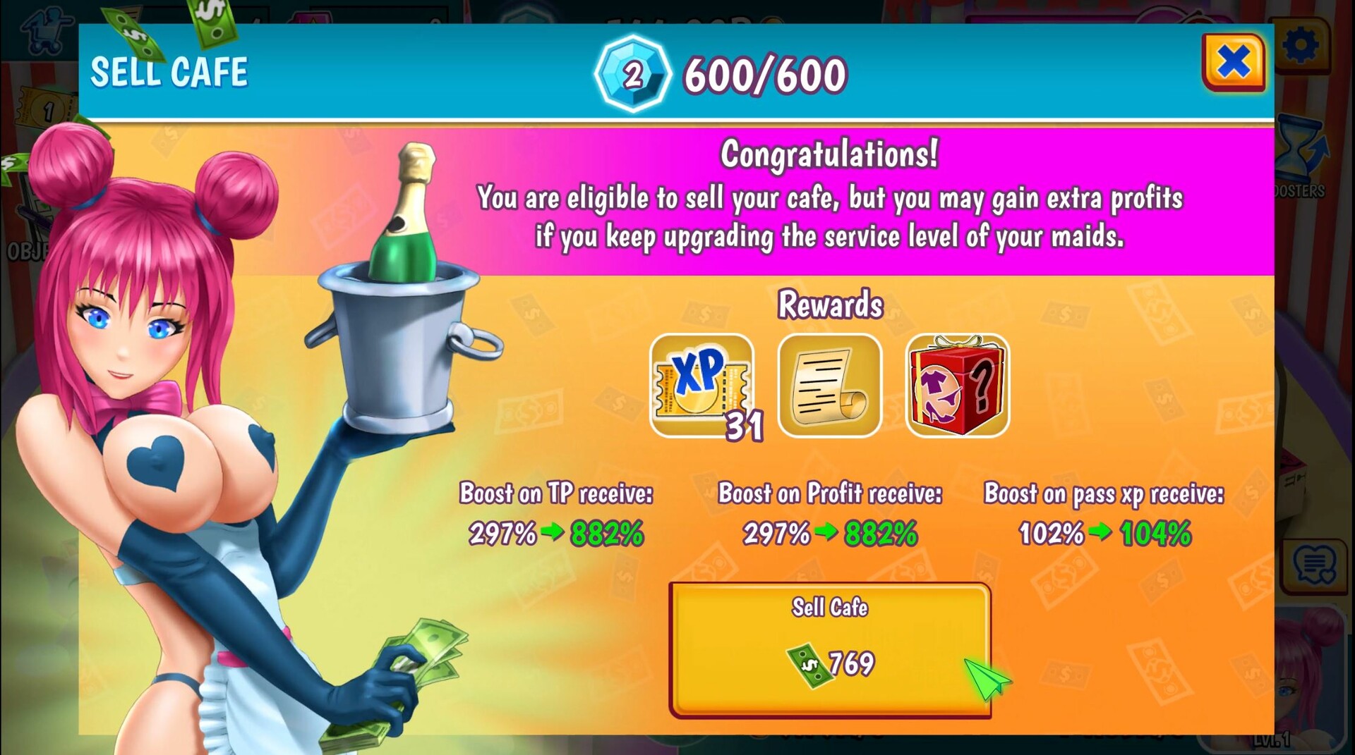 Cafe Maid - Hentai Edition screenshot #13