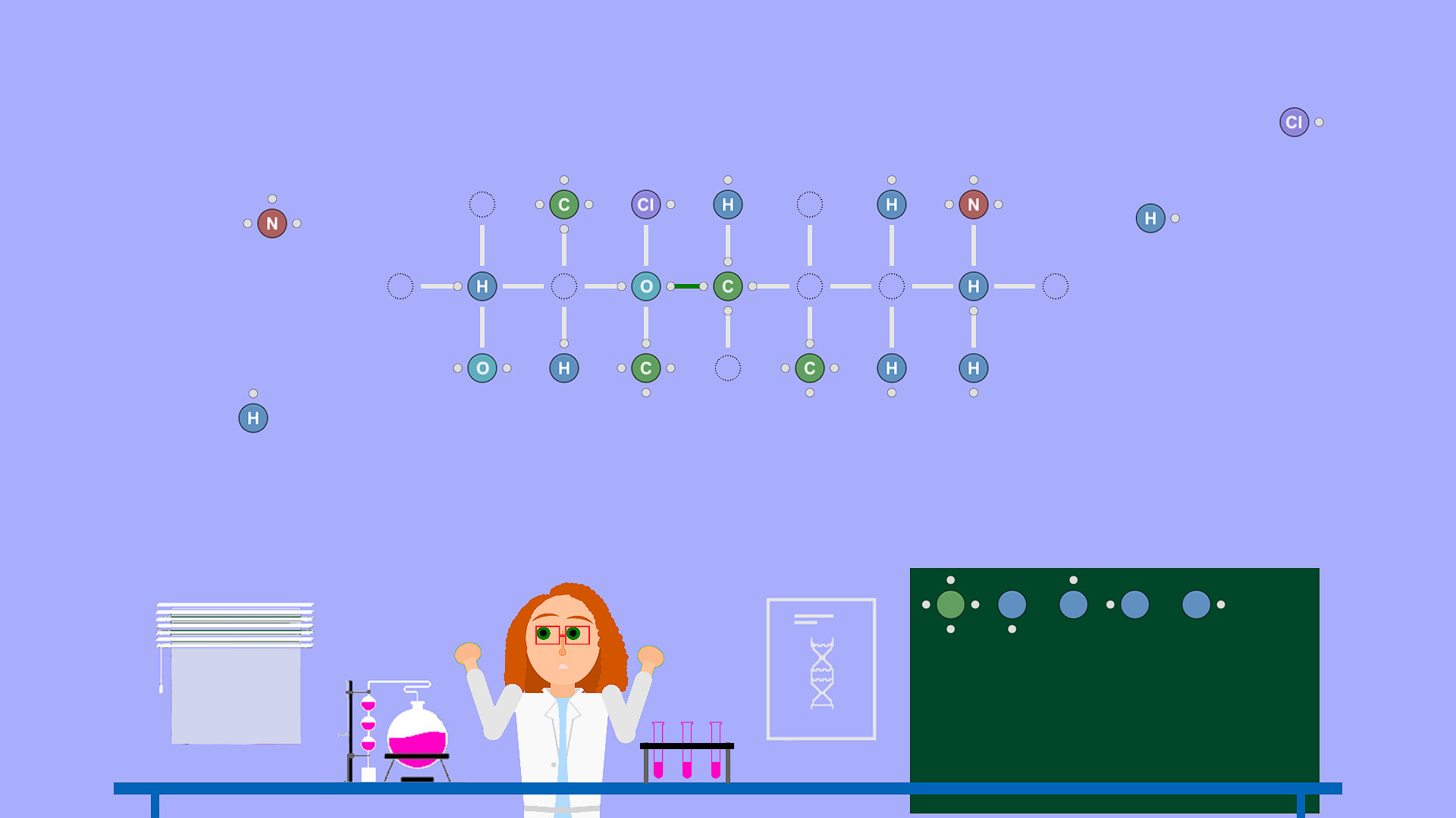 Build Molecules for Vick - Chemistry Puzzle