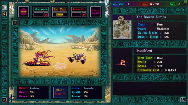 Screenshot z Unending War: Grand-Strategy Chess Screenshot z Unending War: Grand-Strategy Chess