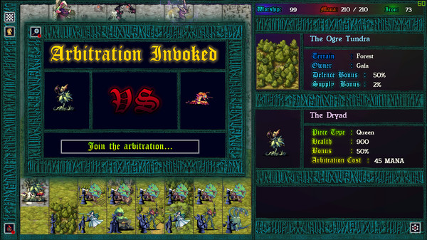 Screenshot z Unending War: Grand-Strategy Chess Screenshot z Unending War: Grand-Strategy Chess