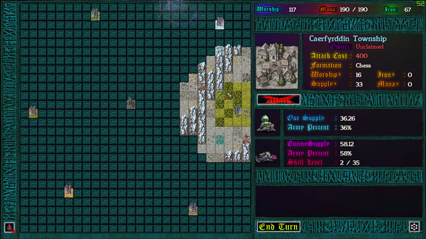 Screenshot z Unending War: Grand-Strategy Chess Screenshot z Unending War: Grand-Strategy Chess