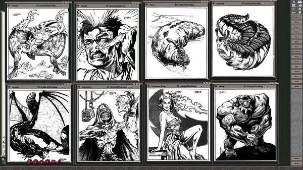 Fantasy Grounds - MC11 Monstrous Compendium Forgotten Realms Appendix (2E)