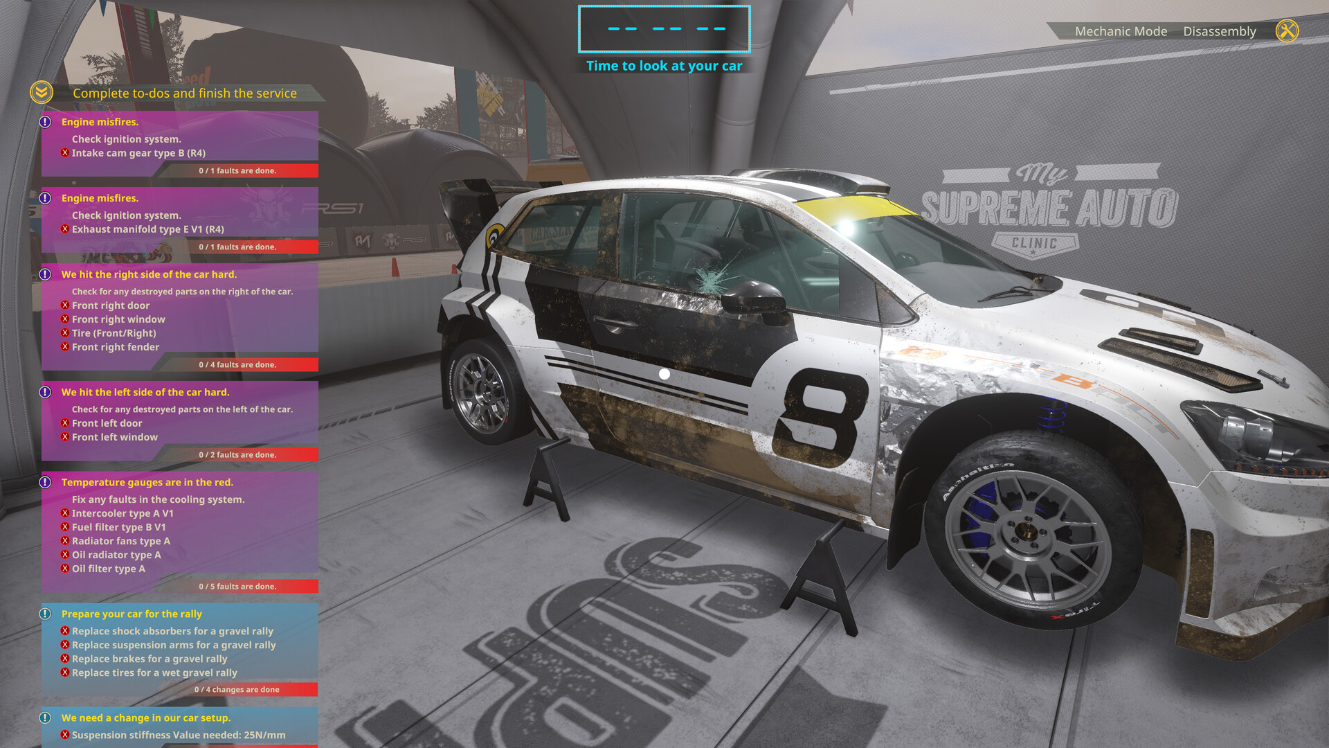 Rally Mechanic Simulator screenshot 13