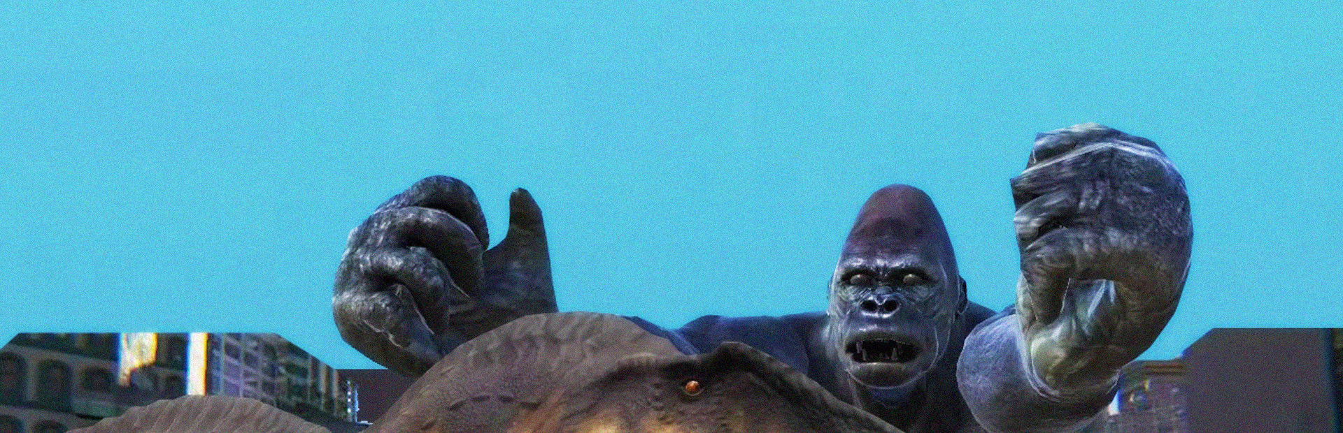 Monkey vs Dino