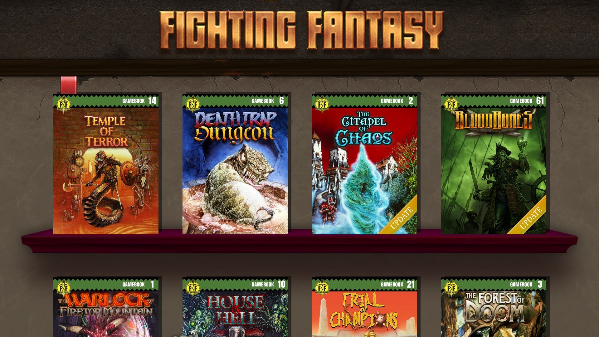 Temple of Terror (Fighting Fantasy Classics) Featured Screenshot #1