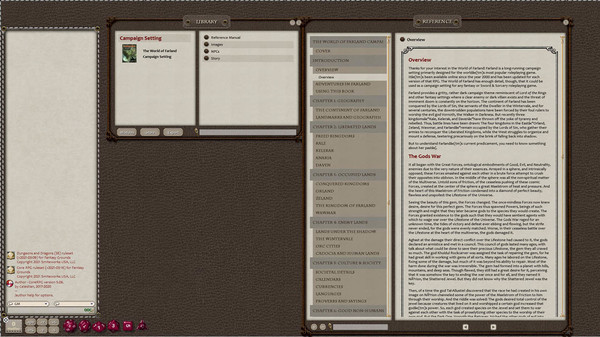Fantasy Grounds - World of Farland Campaign Setting