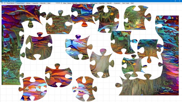 Jigsaw Jolt: Neural Style 1 screenshot 2