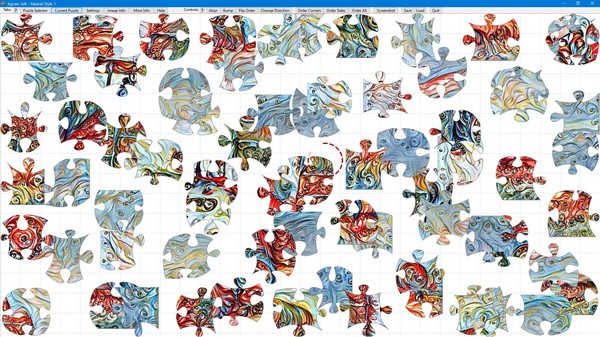 Screenshot z Jigsaw Jolt: Neural Style 1