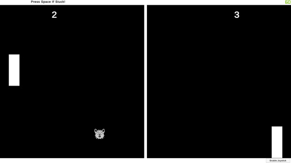 Screenshot z Endless Furry Ping-Pong