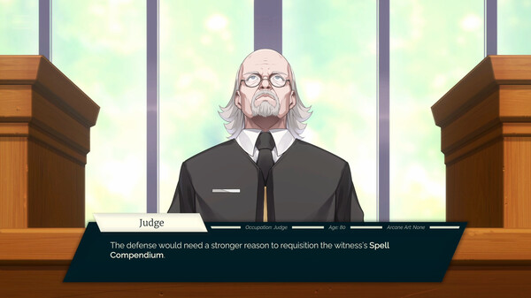 Screenshot z Tyrion Cuthbert: Attorney of the Arcane