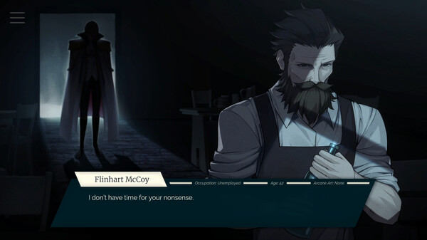 Screenshot z Tyrion Cuthbert: Attorney of the Arcane