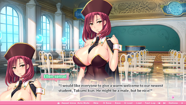 Screenshot z OPPAI Academy Big, Bouncy, Booby Babes!