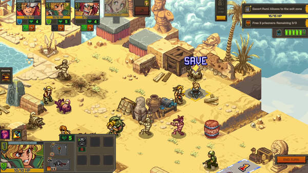 Screenshot z Metal Slug Tactics
