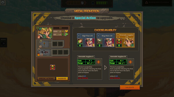 Screenshot z Metal Slug Tactics