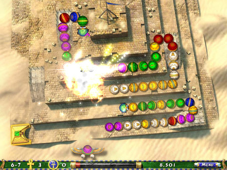 Screenshot z Luxor 2