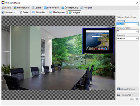 Screenshot z WebCamStudio Screenshot z WebCamStudio