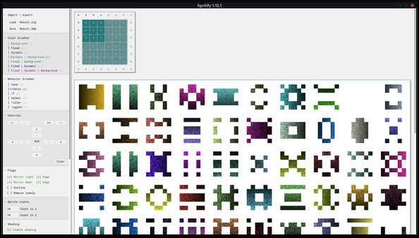 Screenshot z Spritify Screenshot z Spritify