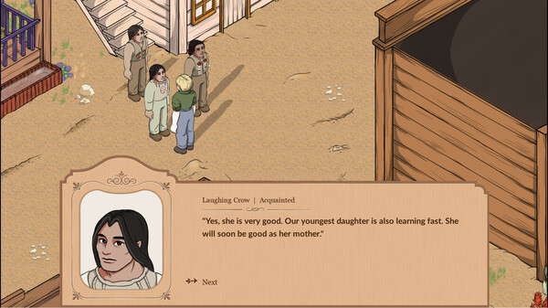 Screenshot z Veil of Dust: A Homesteading Game