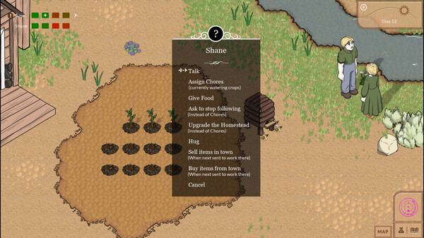 Screenshot z Veil of Dust: A Homesteading Game