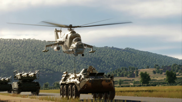 Screenshot z DCS: Mi-24P HIND