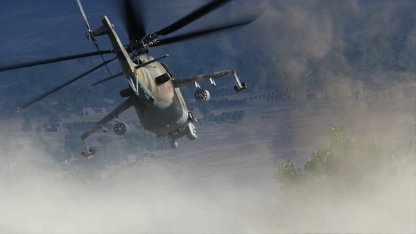 Screenshot z DCS: Mi-24P HIND