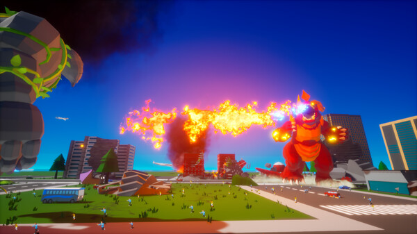 Screenshot z Excidio the Kaiju Simulator