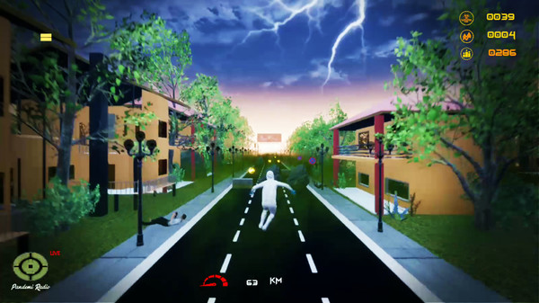 Screenshot z Quarantine Run