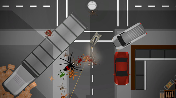 Screenshot z Spider Crisis